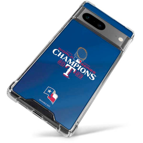 2023 World Series Champions Texas Rangers Google Pixel 7a Clear Case